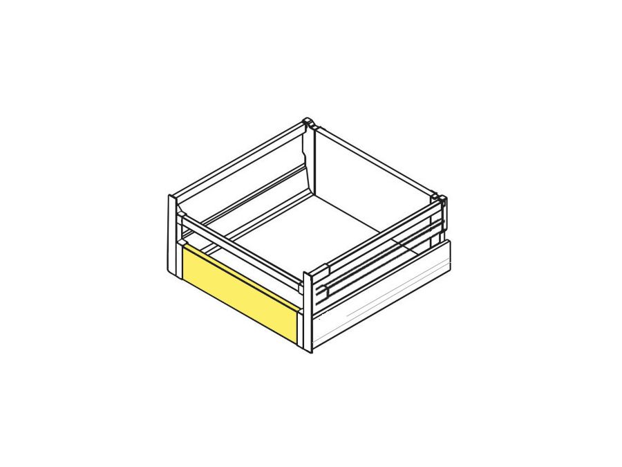 Přední panel pro vnitřní zásuvku LEVEL BOX 1200 mm šedý