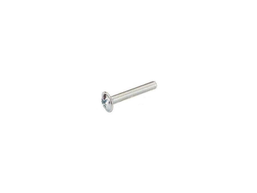 Šroub okrasný M4 × 25 mm půlk. hl. s límcem ZB (bal=1000 ks)